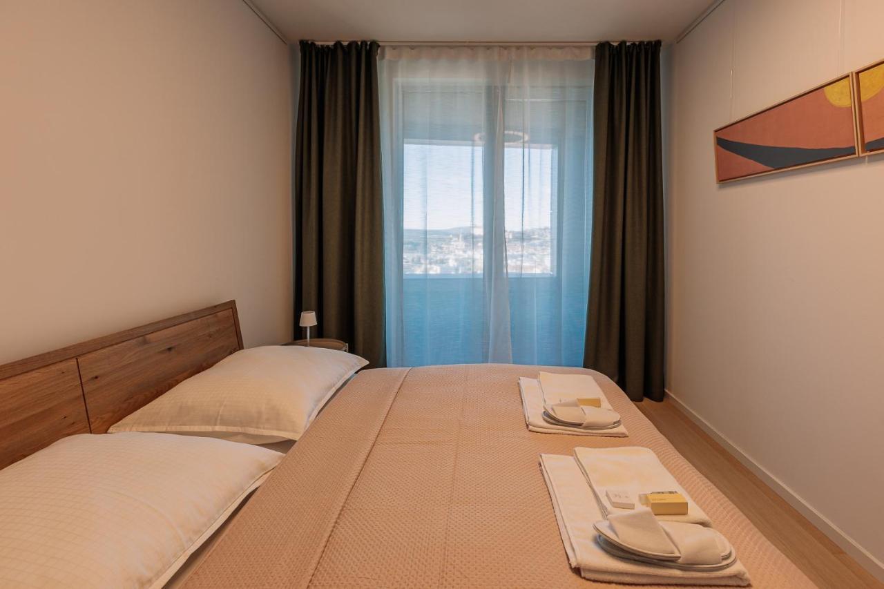 Skau Coral Residence In Sky Park 22 Floor 1Tower Panoramic View Free Parking Bratysława Zewnętrze zdjęcie