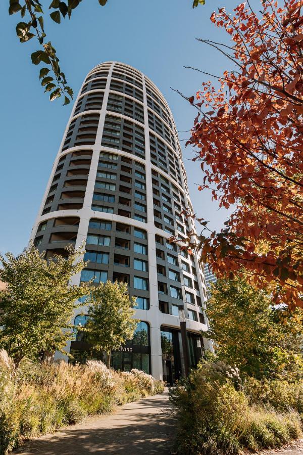 Skau Coral Residence In Sky Park 22 Floor 1Tower Panoramic View Free Parking Bratysława Zewnętrze zdjęcie